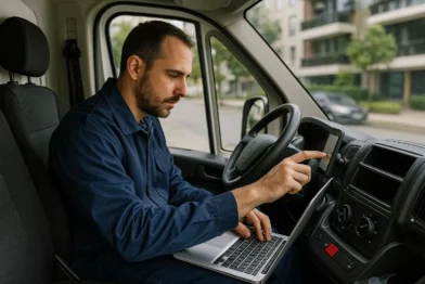 Monitoramento de colaboradores externos (vendas, logística, etc.)