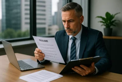 Verificação de currículos e antecedentes profissionais